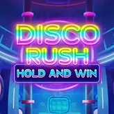 Disco Rush slot with vibrant lights, music, and big wins at Winita Casino