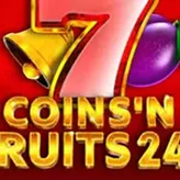 Slot Coins’n Fruits 24 con frutti classici e monete d’oro su Winita Casino